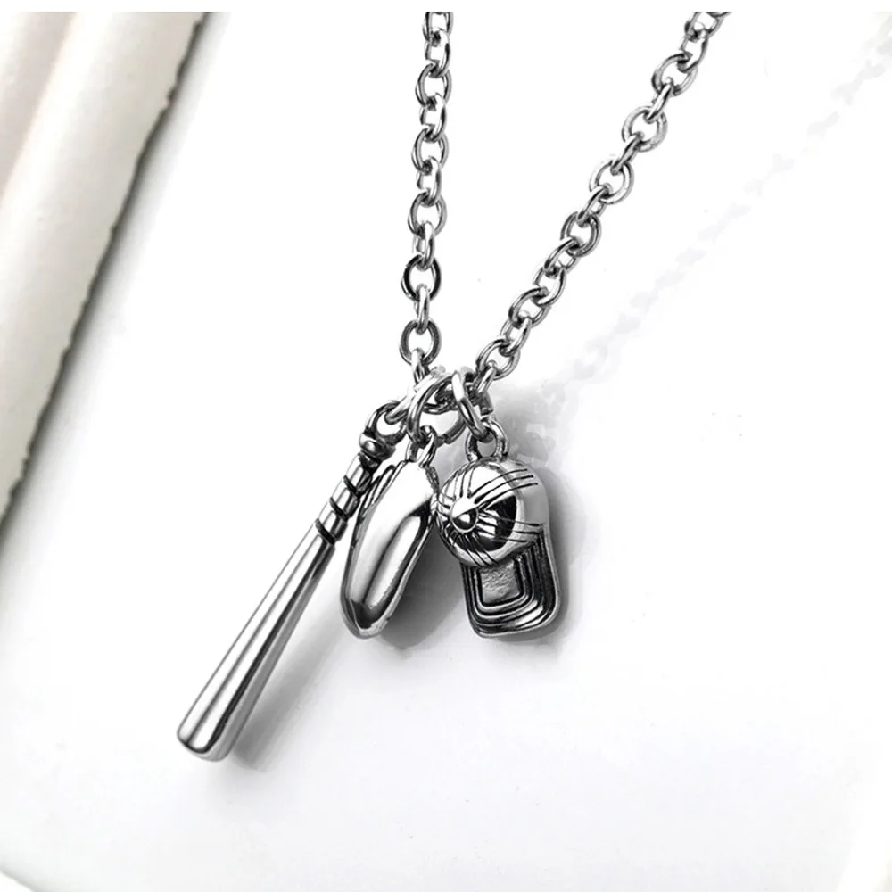 2019 Fashion Baseball Bat Glove Pendant Metal Boho Charm Collares Men Choker Sports Baseball Cap Necklace for Mens
2019 Fashion Baseball Bat Glove Pendant Metal Boho Charm Collares Men Choker Sports Baseball Cap Necklace for Mens