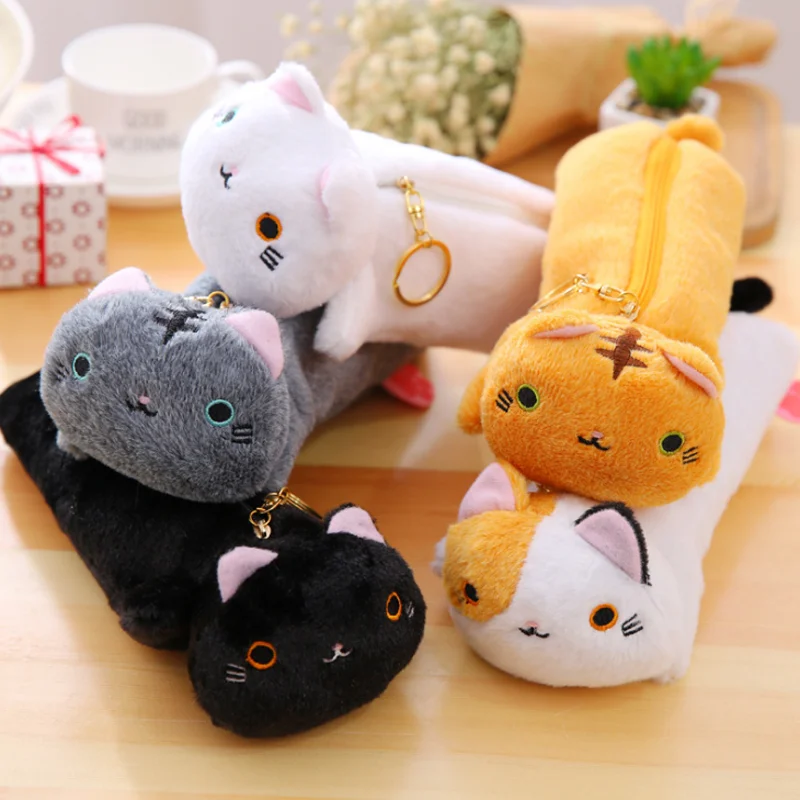 1 Pcs Cute Cat School Pencil Case Plush Cute Kalem Kutusu Estuche Escolar Pencil Cases Pencil Bags Trousse Scolaire Papelaria
1 Pcs Cute Cat School Pencil Case Plush Cute Kalem Kutusu Estuche Escolar Pencil Cases Pencil Bags Trousse Scolaire Papelaria