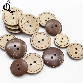 Dotted line 50pcs 10mm-25mm 2-Holes DIY round Coconut shell Buttons Wood Button for Clothing scrapbooking sewing accessories
Dotted line 50pcs 10mm-25mm 2-Holes DIY round Coconut shell Buttons Wood Button for Clothing scrapbooking sewing accessories