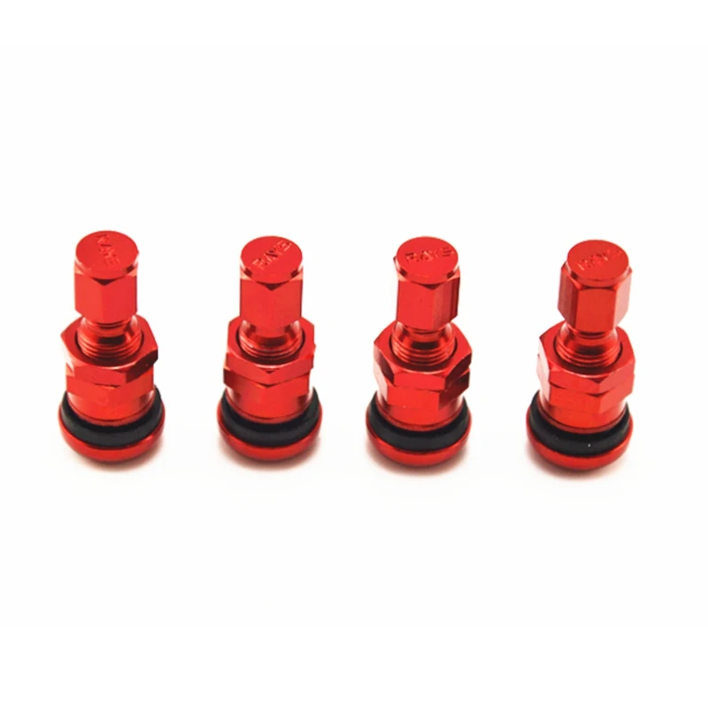 4 x Bolt-in Aluminum Car Tubeless Wheel Tire Valve Stems With Dust Caps Titanium color Blue Red Silver Free Shipping
4 x Bolt-in Aluminum Car Tubeless Wheel Tire Valve Stems With Dust Caps Titanium color Blue Red Silver Free Shipping