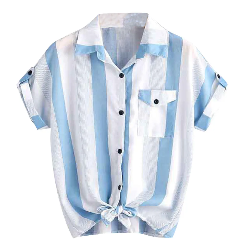 SAGACE Women's Blouses 2019 Summer New Fashion Loose Stripe Short Sleeve shirt Tops Casual womens tops and blouses top female
SAGACE Women's Blouses 2019 Summer New Fashion Loose Stripe Short Sleeve shirt Tops Casual womens tops and blouses top female