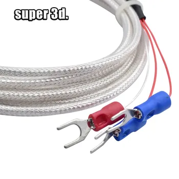 3D priner UM2 PT100 Thermocouple Sensor M3*15/M4*30x2000mm Germany chip 2 cores for Ultimaker Hot end Temperature Sensor
3D priner UM2 PT100 Thermocouple Sensor M3*15/M4*30x2000mm Germany chip 2 cores for Ultimaker Hot end Temperature Sensor