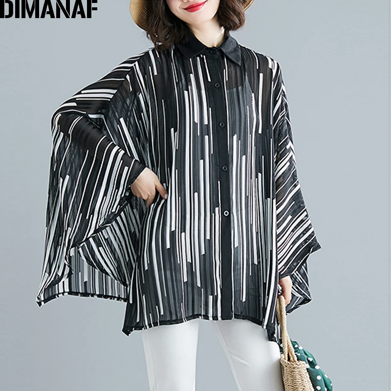 DIMANAF Plus Size Women Blouse Shirts Lady Tops Tunic Thin Summer Print Striped Big Size Loose Batwing Sleeve Female Clothes 6XL
DIMANAF Plus Size Women Blouse Shirts Lady Tops Tunic Thin Summer Print Striped Big Size Loose Batwing Sleeve Female Clothes 6XL