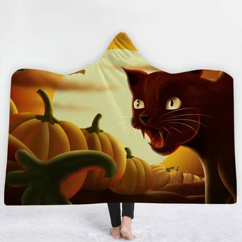 Lovely Kitty cat pumpkin Blanket with hat comfortable autumn spring Blanket happy Halloween Celebrate festivals Blanket
Lovely Kitty cat pumpkin Blanket with hat comfortable autumn spring Blanket happy Halloween Celebrate festivals Blanket