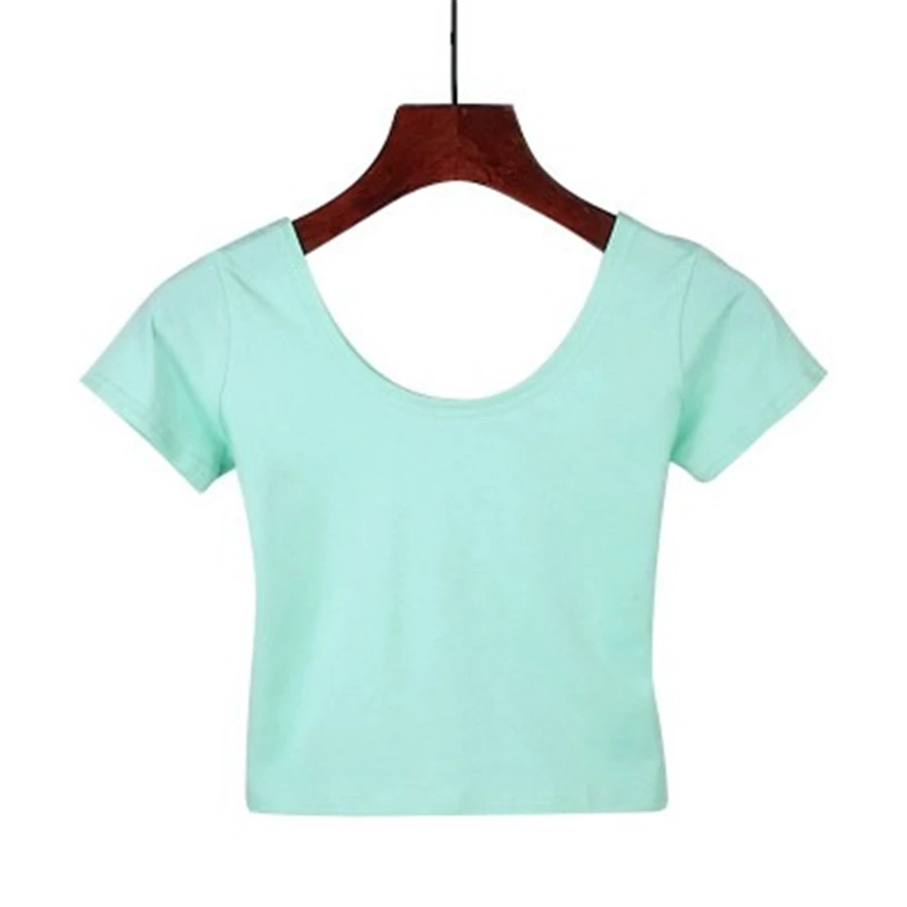 Best U neck Sexy Crop Top Ladies Short Sleeve T Shirt Short Sleeves Tops Women Basic Tee Fashion Slim Clubwear Blusa
Best U neck Sexy Crop Top Ladies Short Sleeve T Shirt Short Sleeves Tops Women Basic Tee Fashion Slim Clubwear Blusa
