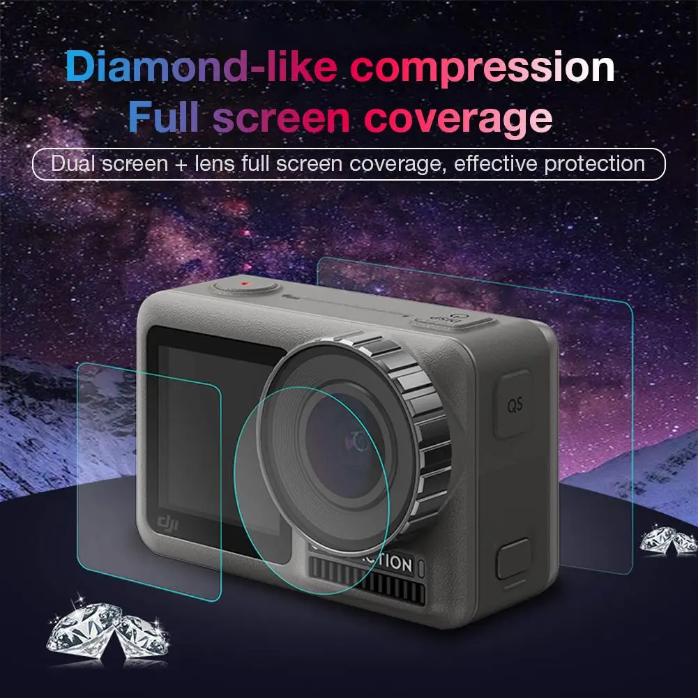 The Latest DJI OSMO ACTION Screen Tempered Film Sports Camera Protective Film Set Pocket Camera Accessories Screen Protector
The Latest DJI OSMO ACTION Screen Tempered Film Sports Camera Protective Film Set Pocket Camera Accessories Screen Protector