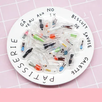 60pcs Transparent Capsule Shell Plastic Pill Container Medince Pill Cases Bottle Splitters Capsule Figurines DIY Accessories
60pcs Transparent Capsule Shell Plastic Pill Container Medince Pill Cases Bottle Splitters Capsule Figurines DIY Accessories