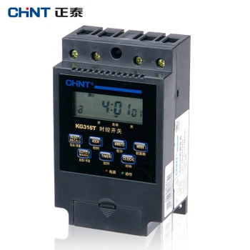 CHINT KG316T Intelligent Microcomputer Programmable Electronic Timer Time Switch Relay Controller AC 220V
CHINT KG316T Intelligent Microcomputer Programmable Electronic Timer Time Switch Relay Controller AC 220V