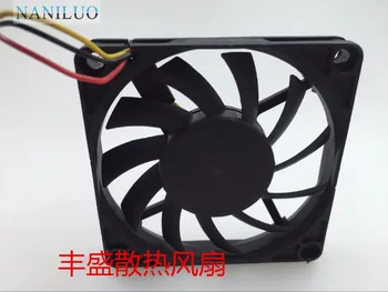 NANILUO Free Shipping R127010BU DC 12V 0.45A 3-wire 3-pin connector 70mm 70x70x10mm Server Square fan
NANILUO Free Shipping R127010BU DC 12V 0.45A 3-wire 3-pin connector 70mm 70x70x10mm Server Square fan