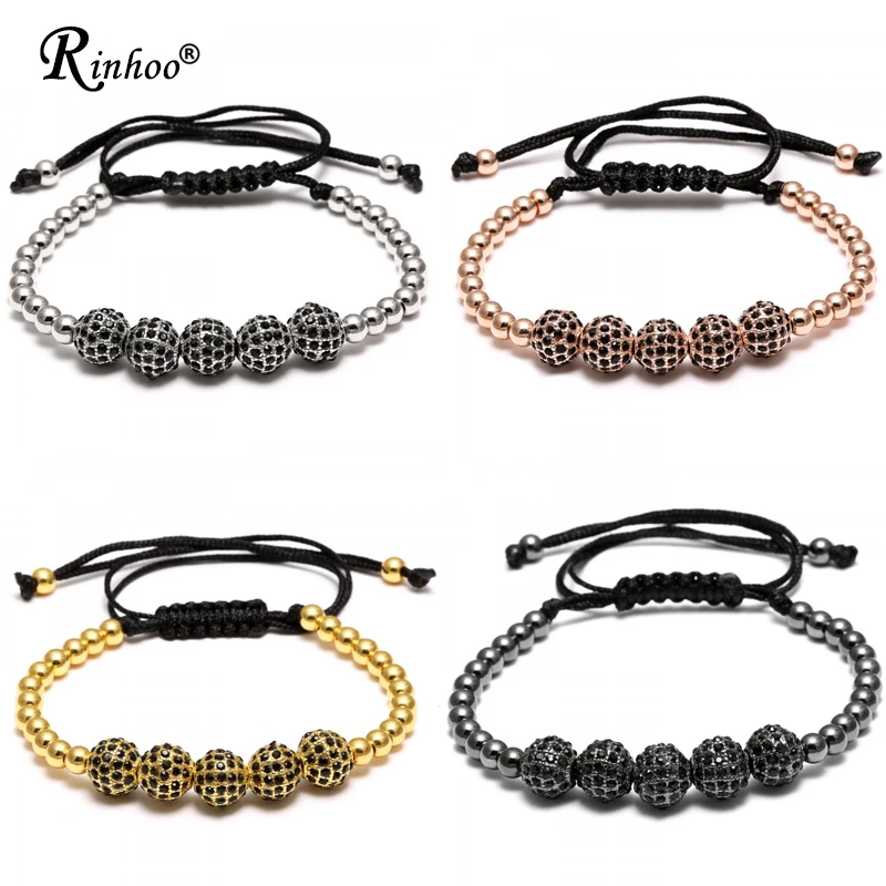 Rinhoo Handmade 8MM Beads Ball Braided Macrame Charm Wrap Cord Beaded Bracelet Bangles Adjustable Rope Jewelry For Men Women
Rinhoo Handmade 8MM Beads Ball Braided Macrame Charm Wrap Cord Beaded Bracelet Bangles Adjustable Rope Jewelry For Men Women