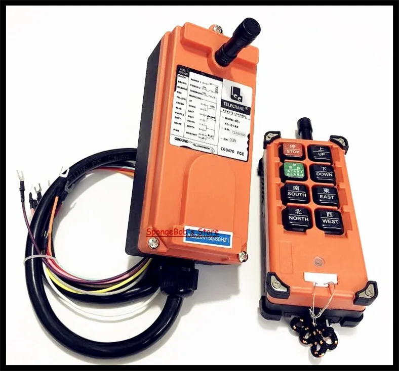 

F21-E1B Transmitter x1 + Receiver x1 Industrial Radio Remote Control Hoist Crane Control Lift Crane