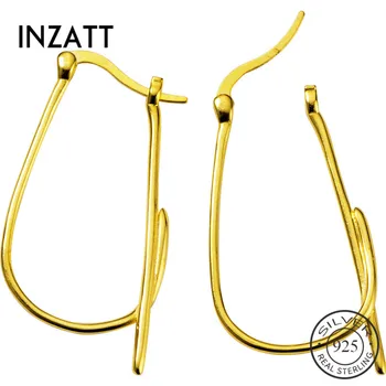 INZATT Authentic 925 Sterling Silver Hyperbole Geometric Hoop Earrings For 2018 fashion Women Earrings Fine Jewelry
INZATT Authentic 925 Sterling Silver Hyperbole Geometric Hoop Earrings For 2018 fashion Women Earrings Fine Jewelry