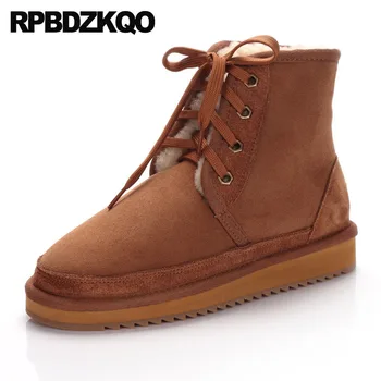 australian plus size sheepskin booties shoes big winter snow boots women genuine leather real fur flat lace up suede 10 luxury
australian plus size sheepskin booties shoes big winter snow boots women genuine leather real fur flat lace up suede 10 luxury