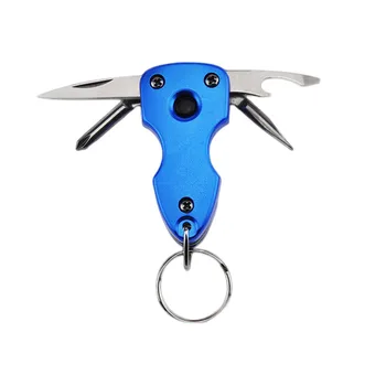Julydream 1PC 6 in 1 Muti Knife Key Ring Multitool Mini Pocket Tool Kit Bottle Opener Knife Screwdriver LED Flashlight 
Julydream 1PC 6 in 1 Muti Knife Key Ring Multitool Mini Pocket Tool Kit Bottle Opener Knife Screwdriver LED Flashlight