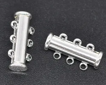 DoreenBeads Copper+Magnetic Hematite Toggle Clasps Cylinder silver color 20mm x10mm( 6/8" x 3/8"), 1 Set 2015 new
DoreenBeads Copper+Magnetic Hematite Toggle Clasps Cylinder silver color 20mm x10mm( 6/8" x 3/8"), 1 Set 2015 new