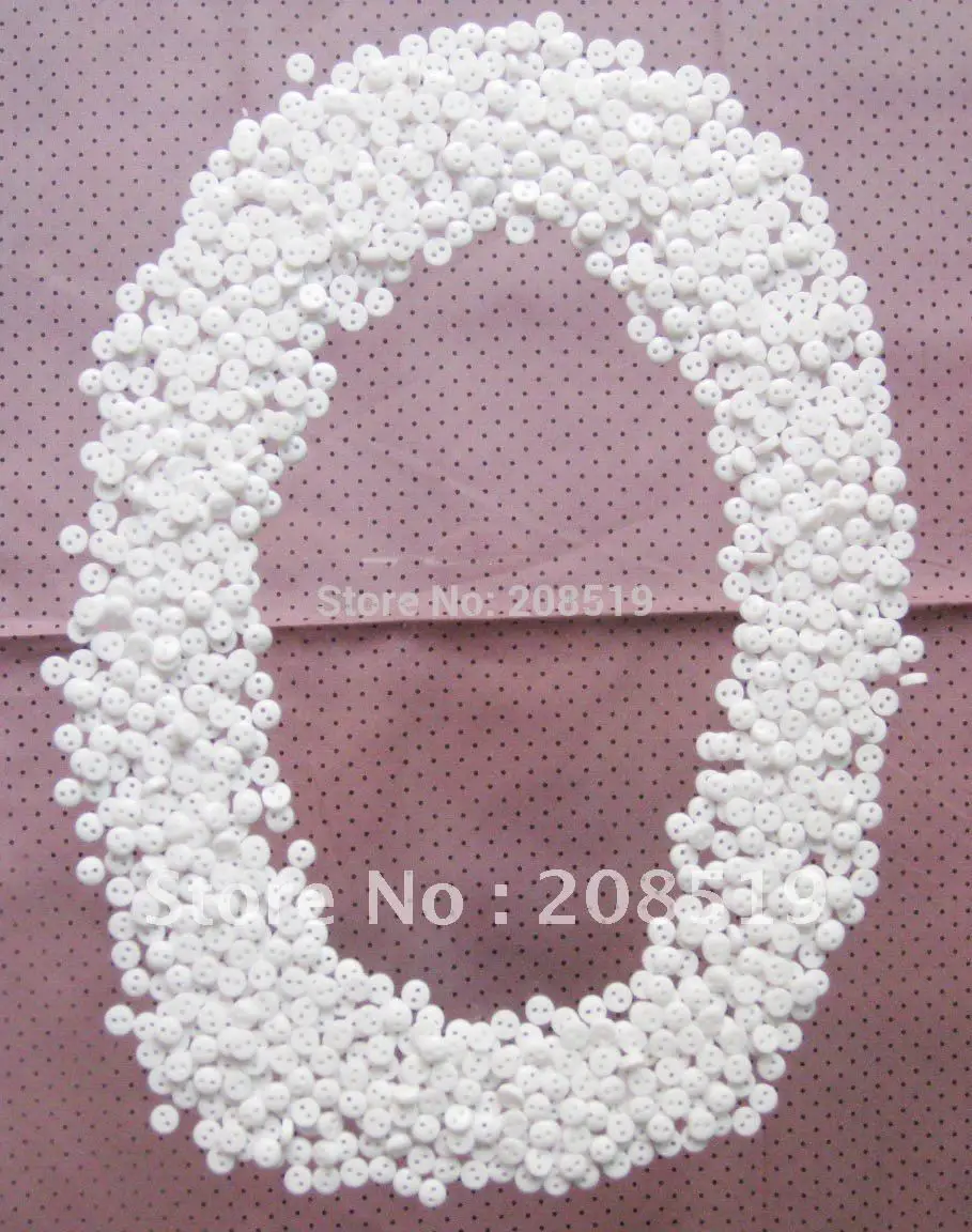 NB072 fashion buttons 6mm white color 1000pcs round 2 hole small resin craft buttons DIY buttons decoration
NB072 fashion buttons 6mm white color 1000pcs round 2 hole small resin craft buttons DIY buttons decoration