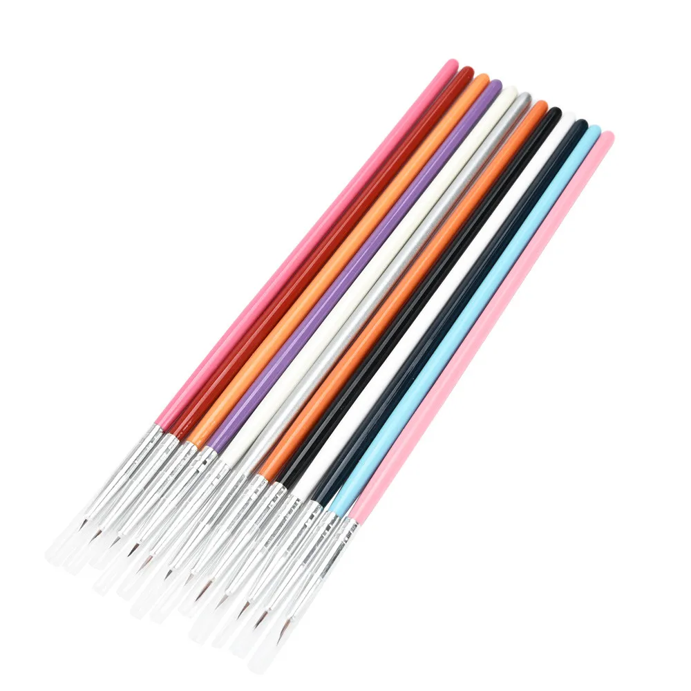 Women Fashion professional 12 pcs Colorful Nail Art Design Brush Pen Fine Details Tips Drawing Paint Set Drop Shipping 3M29
Women Fashion professional 12 pcs Colorful Nail Art Design Brush Pen Fine Details Tips Drawing Paint Set Drop Shipping 3M29