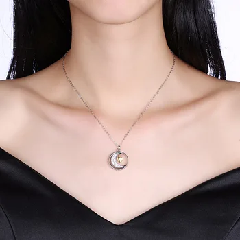 Sterling Silver 925 Necklace Moon Star Romantic Lettering Moon And Back Small Heart Choker Necklace For Women Gold Silver Chain
Sterling Silver 925 Necklace Moon Star Romantic Lettering Moon And Back Small Heart Choker Necklace For Women Gold Silver Chain