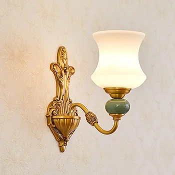 Copper Wall Light Sconce E27 Brass Wall Lamp Modern For Bedroom Dinning Room Restroom Hotel Home Decoration Mounted Lamps
Copper Wall Light Sconce E27 Brass Wall Lamp Modern For Bedroom Dinning Room Restroom Hotel Home Decoration Mounted Lamps