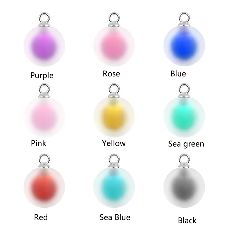 New Frosted color acrylic Beads 16mm polishing With hanging loop beads 10Pcs For DIY ornament accessories
New Frosted color acrylic Beads 16mm polishing With hanging loop beads 10Pcs For DIY ornament accessories