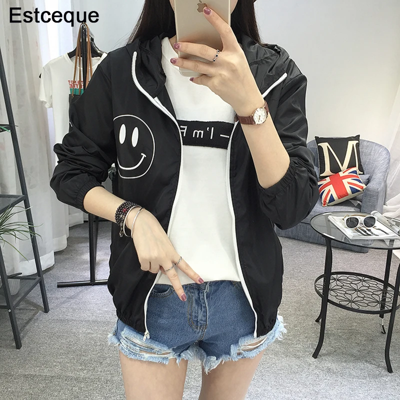 Jackets Women 2019 New Fashion Women's Hooded Basic Jacket Casual Thin Windbreaker Female Outwear Women Coat
Jackets Women 2019 New Fashion Women's Hooded Basic Jacket Casual Thin Windbreaker Female Outwear Women Coat