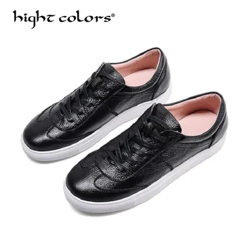 Female Street Beat Women Flats Platform shoes Soft Leather Lace up fashion Low Top Casual Shoes Ladies White Shoes For Women
Female Street Beat Women Flats Platform shoes Soft Leather Lace up fashion Low Top Casual Shoes Ladies White Shoes For Women