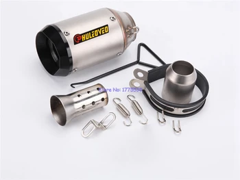 PHULEOVEO ID 51mm Carbon Fiber Motorcycle Exhaust Muffler Escape Damper Universal Motorcycle Muffler Exhaust Pipe with DB Killer
PHULEOVEO ID 51mm Carbon Fiber Motorcycle Exhaust Muffler Escape Damper Universal Motorcycle Muffler Exhaust Pipe with DB Killer