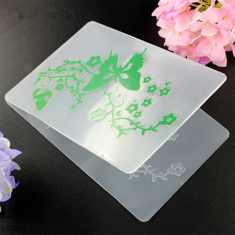 YLEF022 Butterfly Plastic Embossing Folder For Scrapbook Stencils DIY Album Cards Making Decoration Template Mold 10.5*14.5cm
YLEF022 Butterfly Plastic Embossing Folder For Scrapbook Stencils DIY Album Cards Making Decoration Template Mold 10.5*14.5cm