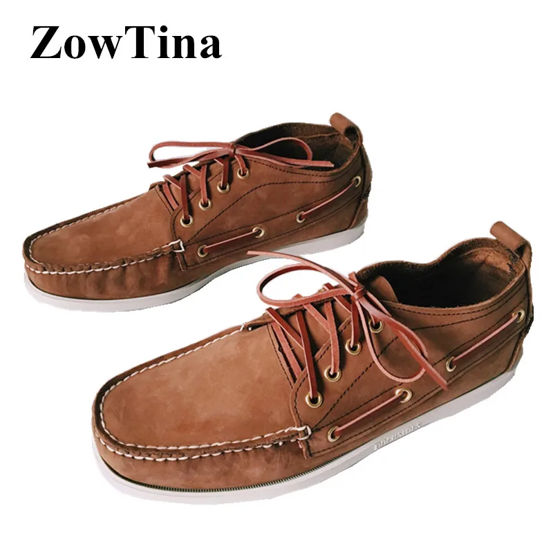 Men Top Leather Casual Flats Lace Up Fashion Driving Shoes Man Vintage Boat Shoes Chaussure Homme Size46 Zapatos Hombre Footwear
Men Top Leather Casual Flats Lace Up Fashion Driving Shoes Man Vintage Boat Shoes Chaussure Homme Size46 Zapatos Hombre Footwear