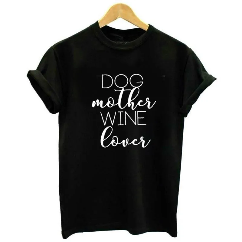 Dog Mother Wine Lover Tshirt Women Summer Short Sleeve Tumblr T Shirt Lady Loose Cotton Tee Shirt Femme Tops Dropshipping
Dog Mother Wine Lover Tshirt Women Summer Short Sleeve Tumblr T Shirt Lady Loose Cotton Tee Shirt Femme Tops Dropshipping