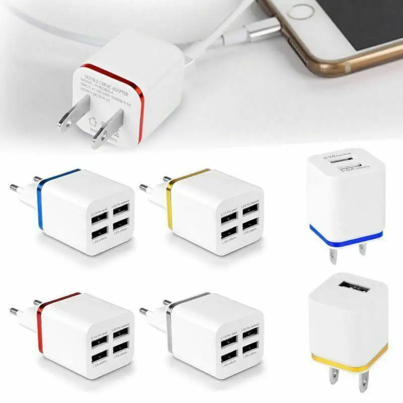 Yiwa 5.1A USB Power Adapter Wall Charger 4 Ports Travel Charger Cube Block Battery Charger Supplies
Yiwa 5.1A USB Power Adapter Wall Charger 4 Ports Travel Charger Cube Block Battery Charger Supplies