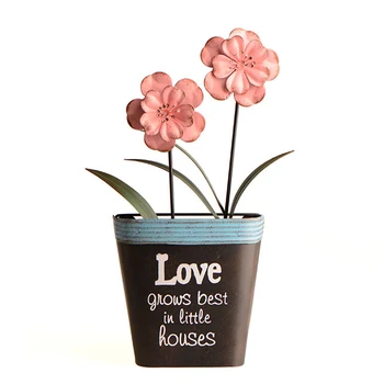 Simulation Iron Flower Wall Hang Metal Crafts Plant Pot Artificial Bonsai Plants Decoration Pink
Simulation Iron Flower Wall Hang Metal Crafts Plant Pot Artificial Bonsai Plants Decoration Pink