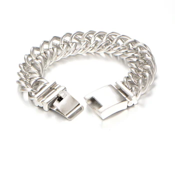 Cool Men Motorcycle Chain Bracelet 20mm Wide Stainless Steel Hiphop Hand Charm Biker Male Heavy Wristband Bracelets BB005
Cool Men Motorcycle Chain Bracelet 20mm Wide Stainless Steel Hiphop Hand Charm Biker Male Heavy Wristband Bracelets BB005