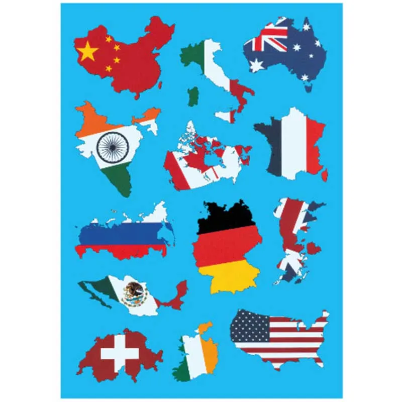 Vintage Irregular Slit USA France Germany India Swissland Australia Canada UK Russia Flag Doodle Sticker Laptop Trolley Decals
Vintage Irregular Slit USA France Germany India Swissland Australia Canada UK Russia Flag Doodle Sticker Laptop Trolley Decals