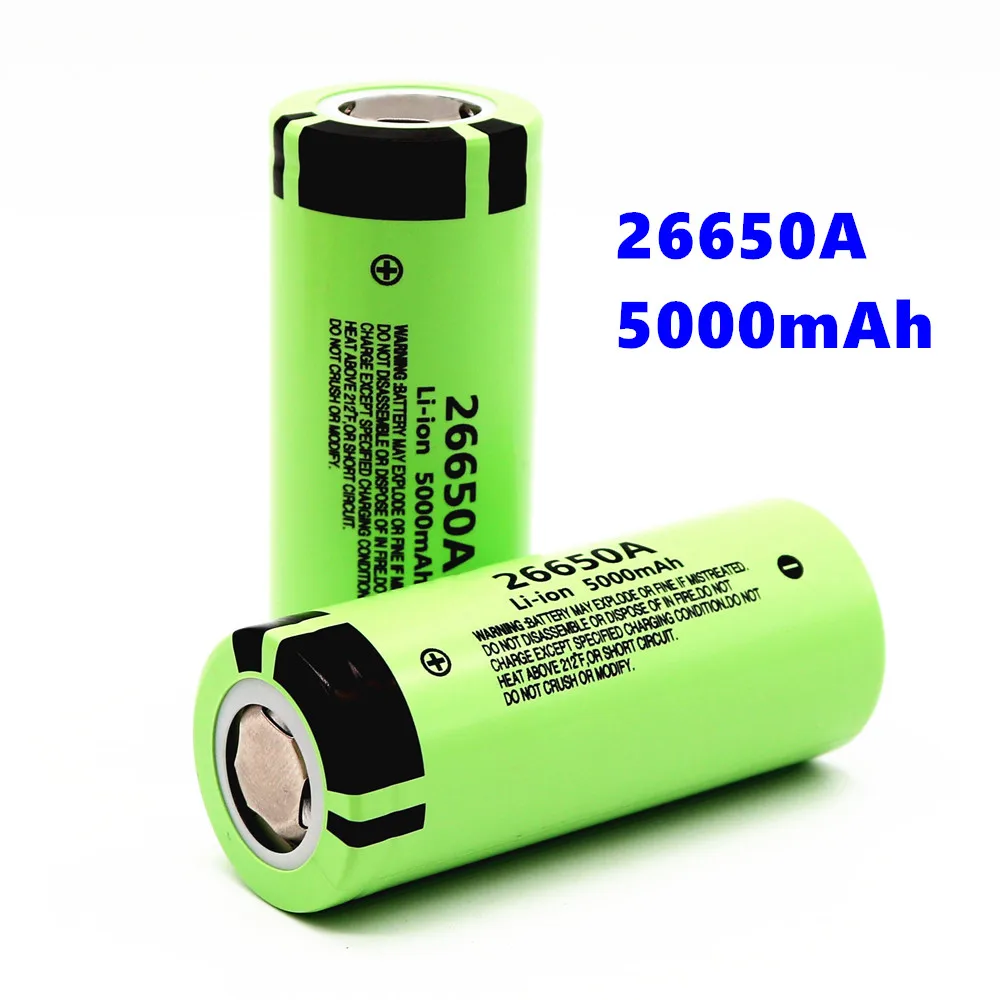 original large capacity 26650 Li battery 3.7V 5000 0MAH is suitable for Panasonic 26650A flashlight rechargeable battery
original large capacity 26650 Li battery 3.7V 5000 0MAH is suitable for Panasonic 26650A flashlight rechargeable battery
