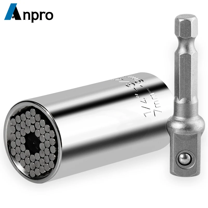 Magic Spanner Grip Multifunction Universal Ratchet Socket Power Drill Adapter Car Repair Kit Ratchet Wrench Hand Tools Z2
Magic Spanner Grip Multifunction Universal Ratchet Socket Power Drill Adapter Car Repair Kit Ratchet Wrench Hand Tools Z2