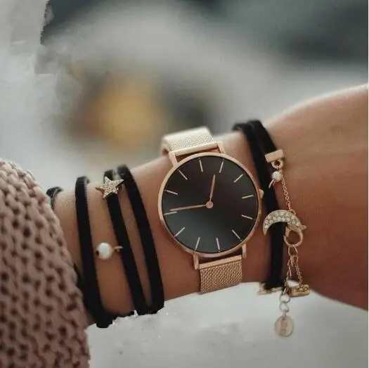 Fashion Big Brand Women Stainless Steel Strap Quartz Wrist Watch Luxury Simple Style Designed Watches Women's Clock
Fashion Big Brand Women Stainless Steel Strap Quartz Wrist Watch Luxury Simple Style Designed Watches Women's Clock