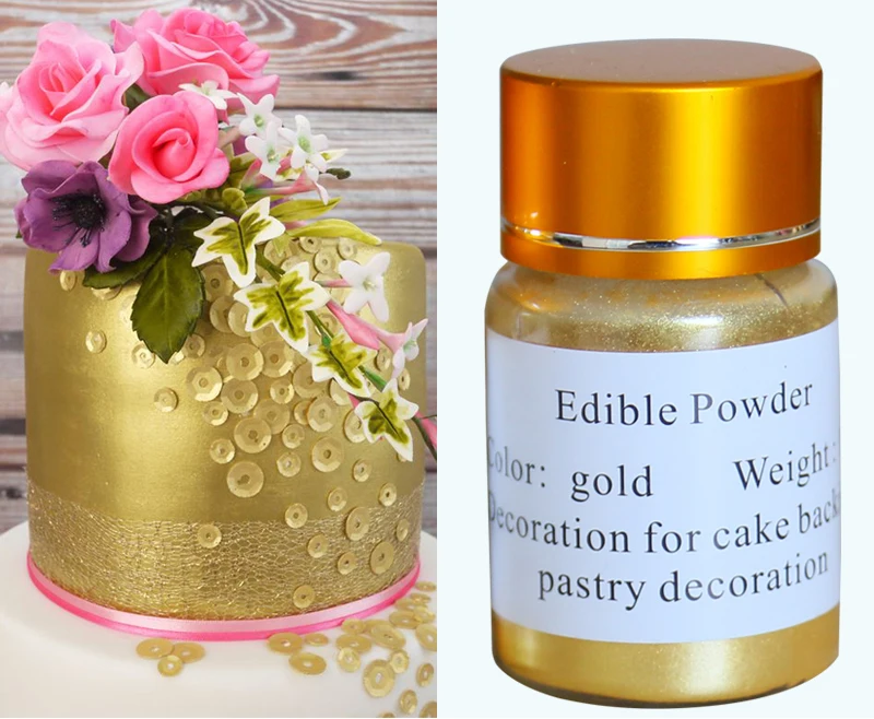 7g Per Bottle Edible Gold Powder, Handmade Chocolate Fondant Cake Baking ,decoration Arts Food Grade Powder pastry decorations
7g Per Bottle Edible Gold Powder, Handmade Chocolate Fondant Cake Baking ,decoration Arts Food Grade Powder pastry decorations