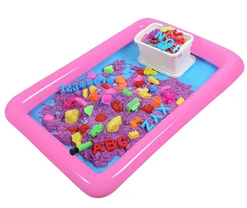 Inflatable Sand Tray Plastic Mobile Table For Children Kids Indoor Playing Sand Clay Color Mud Toys Accessories Multi-function
Inflatable Sand Tray Plastic Mobile Table For Children Kids Indoor Playing Sand Clay Color Mud Toys Accessories Multi-function