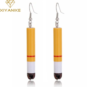XIYANIKE 2018 New Fashion Night Club Hip Hop Jewelry Personality Exaggerate Acrylic Cigarette Earrings For Women Accessories E32
XIYANIKE 2018 New Fashion Night Club Hip Hop Jewelry Personality Exaggerate Acrylic Cigarette Earrings For Women Accessories E32