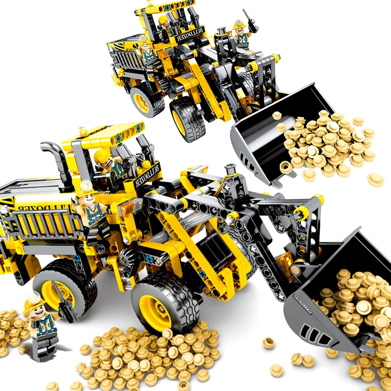688pcs Technic Bulldozer City Engineering Compatible Legoing Technic Excavator Truck Construction Blocks sets Toys For Children
688pcs Technic Bulldozer City Engineering Compatible Legoing Technic Excavator Truck Construction Blocks sets Toys For Children