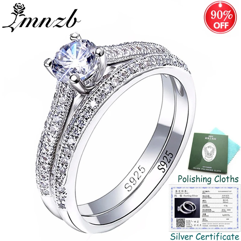 Sent Silver Certificate! 100% Original 925 Silver Wedding Rings Set for Women Cubic Zircon Rings Set Charm Fine Jewelry ZSR131
Sent Silver Certificate! 100% Original 925 Silver Wedding Rings Set for Women Cubic Zircon Rings Set Charm Fine Jewelry ZSR131