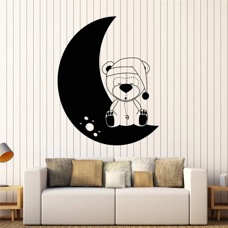Cartoon Teddy Bear Toy Moon Wall Sticker For Baby Girls Kids Rooms Home Decor Classroom Wall Decals 40 Colors Available
Cartoon Teddy Bear Toy Moon Wall Sticker For Baby Girls Kids Rooms Home Decor Classroom Wall Decals 40 Colors Available