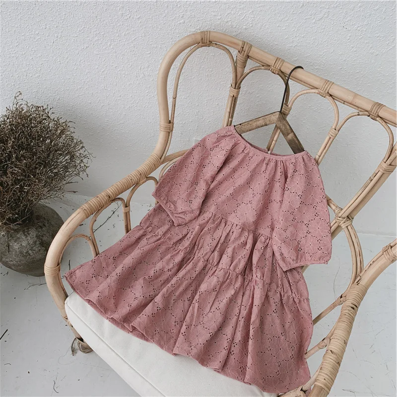 2019 Summer New Lace Floral Hollow Maid Girls Princess Dress Korean Style Kids Clothes Children Party Dresses Girls Costumes
2019 Summer New Lace Floral Hollow Maid Girls Princess Dress Korean Style Kids Clothes Children Party Dresses Girls Costumes