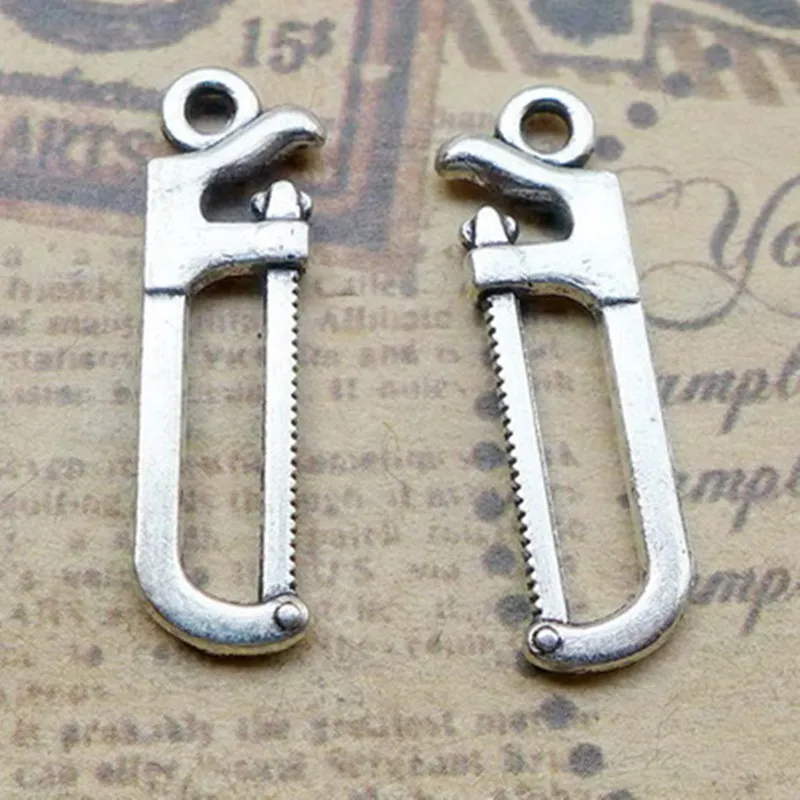 BULK 30 Zinc Alloy Metal Hacksaw Charms Antique Silver Plated Hardware Pendant for Father Grandpa DIY Jewelry 25.7*7.8mm 1.2g
BULK 30 Zinc Alloy Metal Hacksaw Charms Antique Silver Plated Hardware Pendant for Father Grandpa DIY Jewelry 25.7*7.8mm 1.2g