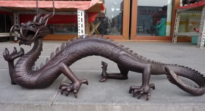 12"China Purple Bronze carved Eximous lifelike Dragon Play Bead statue R0715 B0403
12"China Purple Bronze carved Eximous lifelike Dragon Play Bead statue R0715 B0403