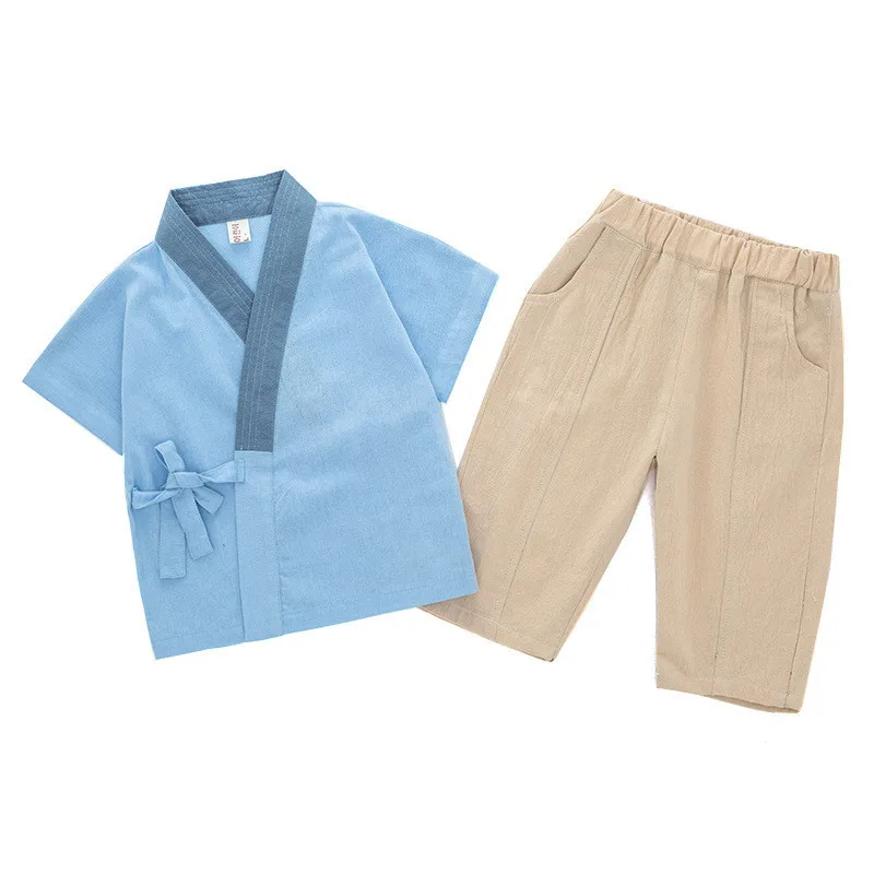 Baby Boys Clothes Set Cotton Linen Summer 2Pcs Short Sleeve Tops + Shorts Toddler Boys Girls Suits Hanfu Kids Children Clothing
Baby Boys Clothes Set Cotton Linen Summer 2Pcs Short Sleeve Tops + Shorts Toddler Boys Girls Suits Hanfu Kids Children Clothing