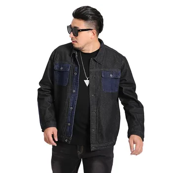 2019 New Tide brand Large size Denim jacket Male color Matching Washed Single-breasted fit Denim jacket More size S-6XL 7XL
2019 New Tide brand Large size Denim jacket Male color Matching Washed Single-breasted fit Denim jacket More size S-6XL 7XL