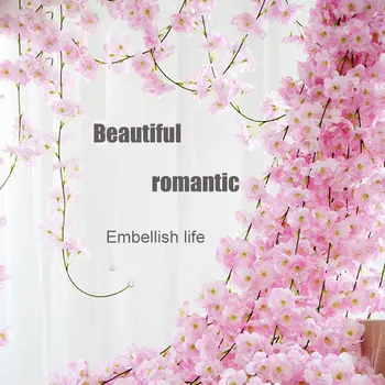 1pcs Artificial Cherry Blossom Vines 2M Hanging Silk Flowers Garland for Wedding WXV Sale
1pcs Artificial Cherry Blossom Vines 2M Hanging Silk Flowers Garland for Wedding WXV Sale