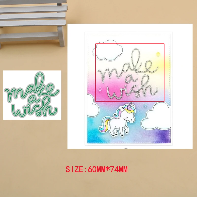 Word make a wish Metal Cutting Dies Craft Album Dies Scrapbooking New 2019 Dies Embossing Stencils Paper Card Making
Word make a wish Metal Cutting Dies Craft Album Dies Scrapbooking New 2019 Dies Embossing Stencils Paper Card Making